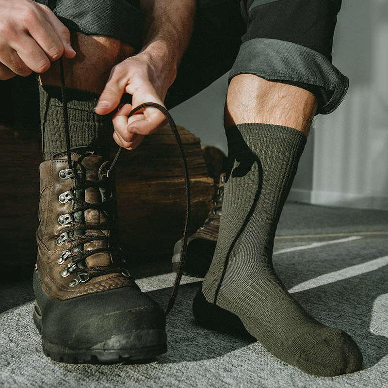 메리노 트레킹 삭스 미드