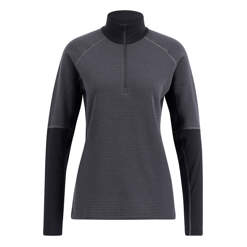 프라임 메리노 하프 짚 여성