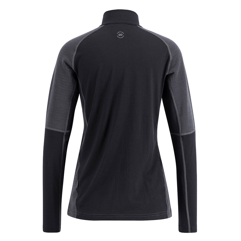 프라임 메리노 하프 짚 여성