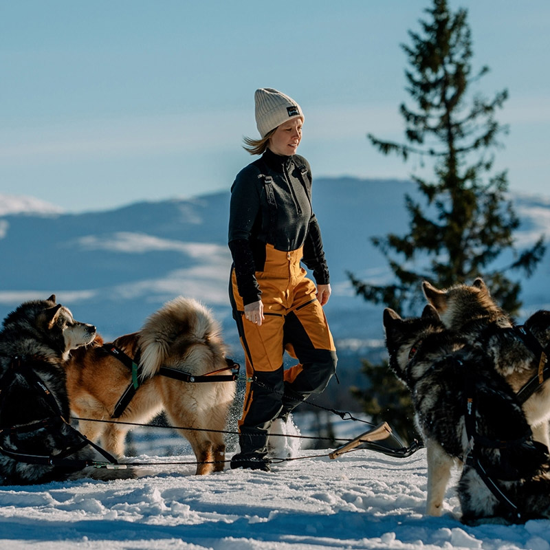 프라임 메리노 하프 짚 여성